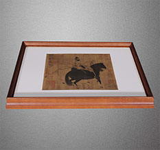 高要书画装裱配框服务案例